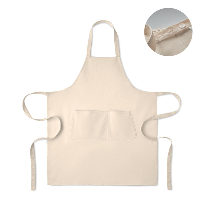 Tablier en coton bio - Coquainvilliers