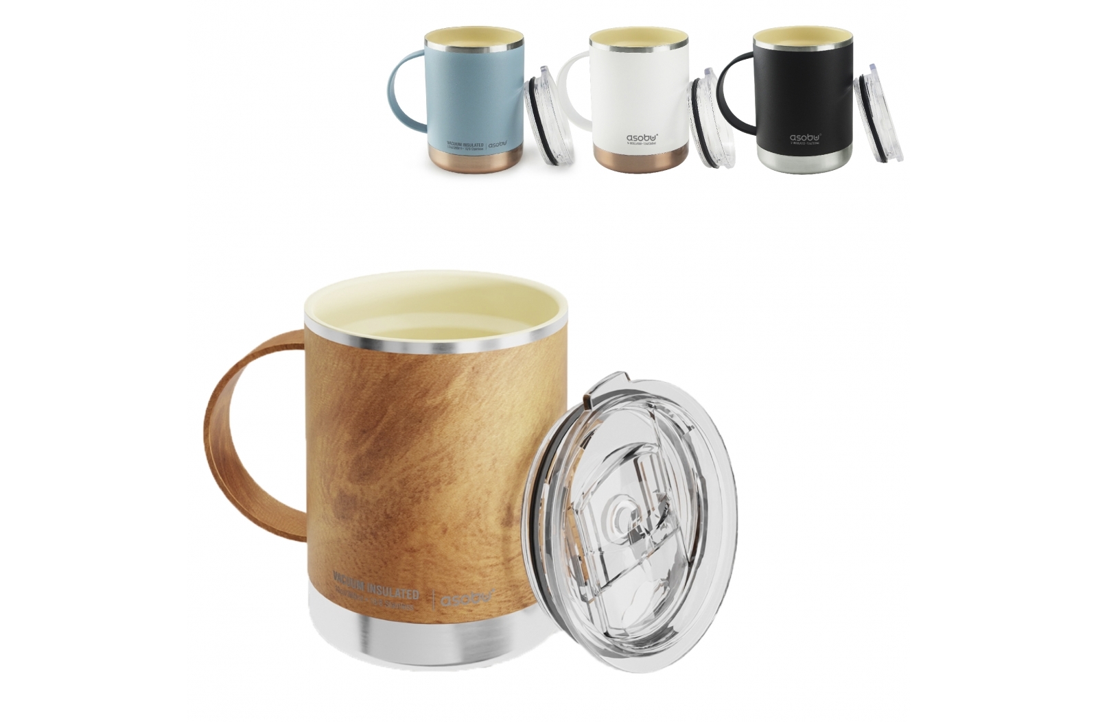 Mug Personnalisable En Verre Et Liège 450ml 'Hinda