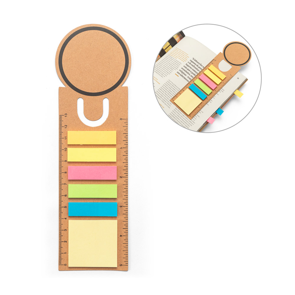 SAWYER. Ensemble de bureau 3-en-1, fabriqué à partir de papier 100% recyclé, avec un dessus rond et une impression noire tout autour