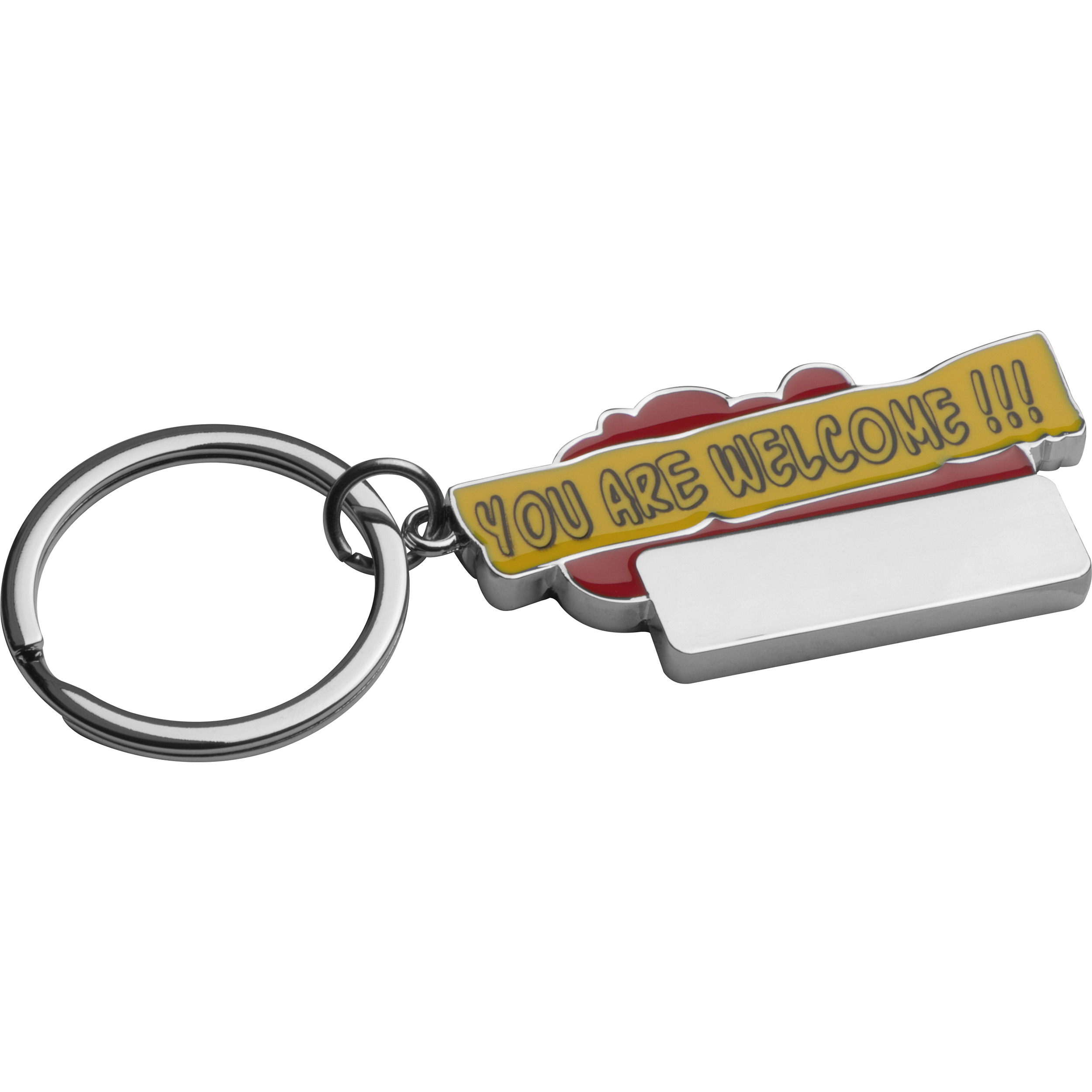 Porte-clés en métal gravé - Chambly