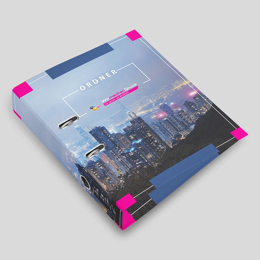 Classeur Annulaire Quadri - Marolles-en-Brie imprimé avec logo