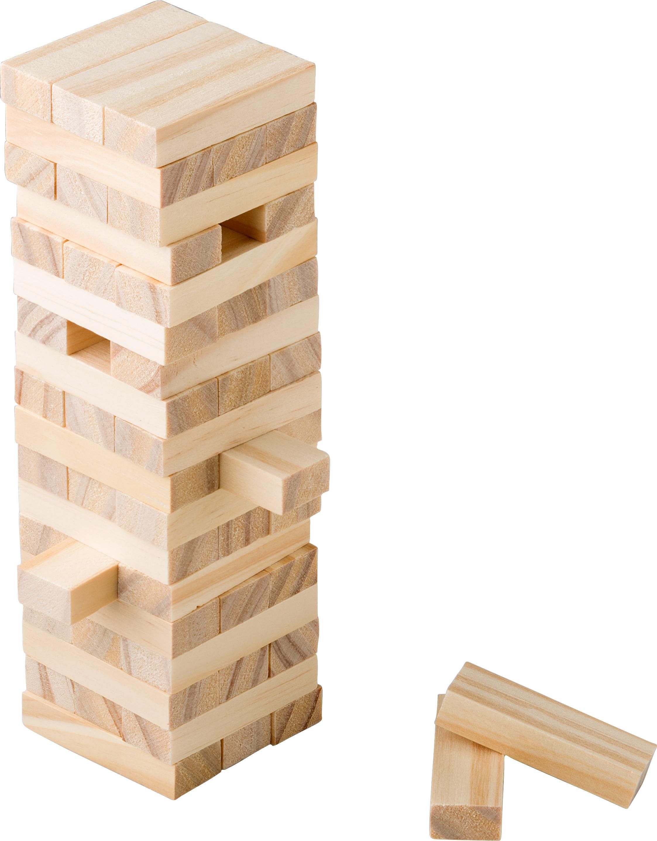 Jeu de la tour en bois certifié FSC - Châtelain imprimé avec logo