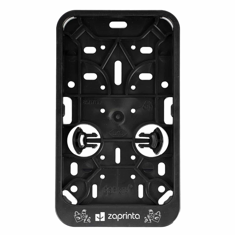 Support de plaque d'immatriculation personnalisé pour cyclomoteurs et scooters (vertical) - CAR07