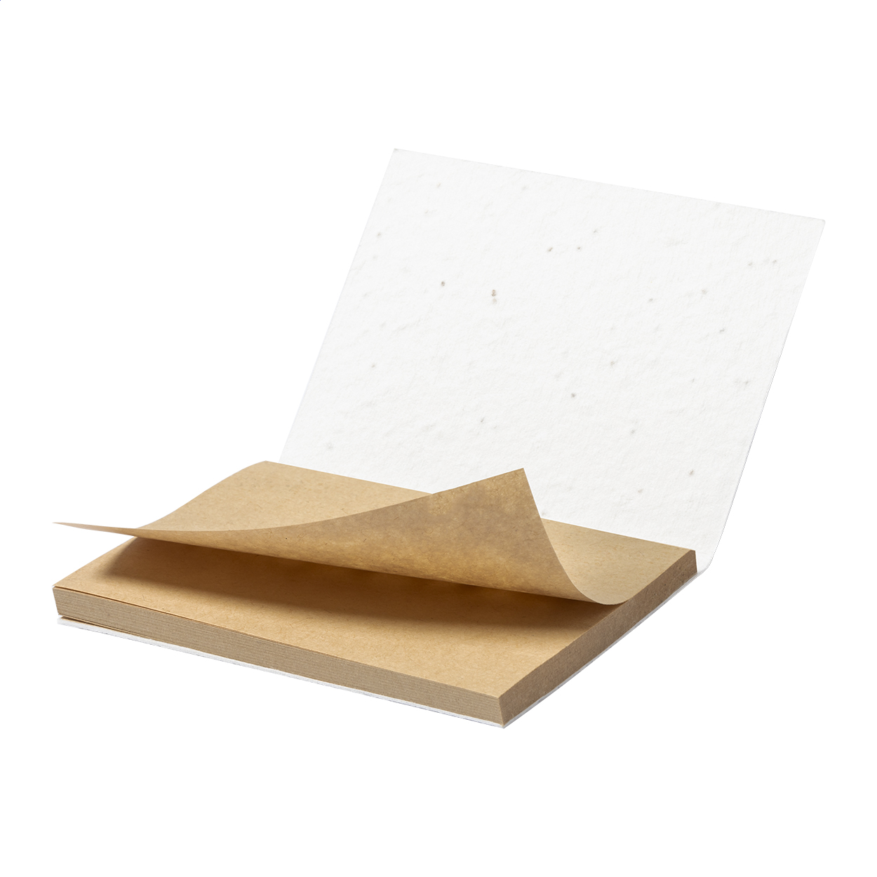 Bloc de notes adhésives Semeno Stick personnalisé, couverture papier ensemencé