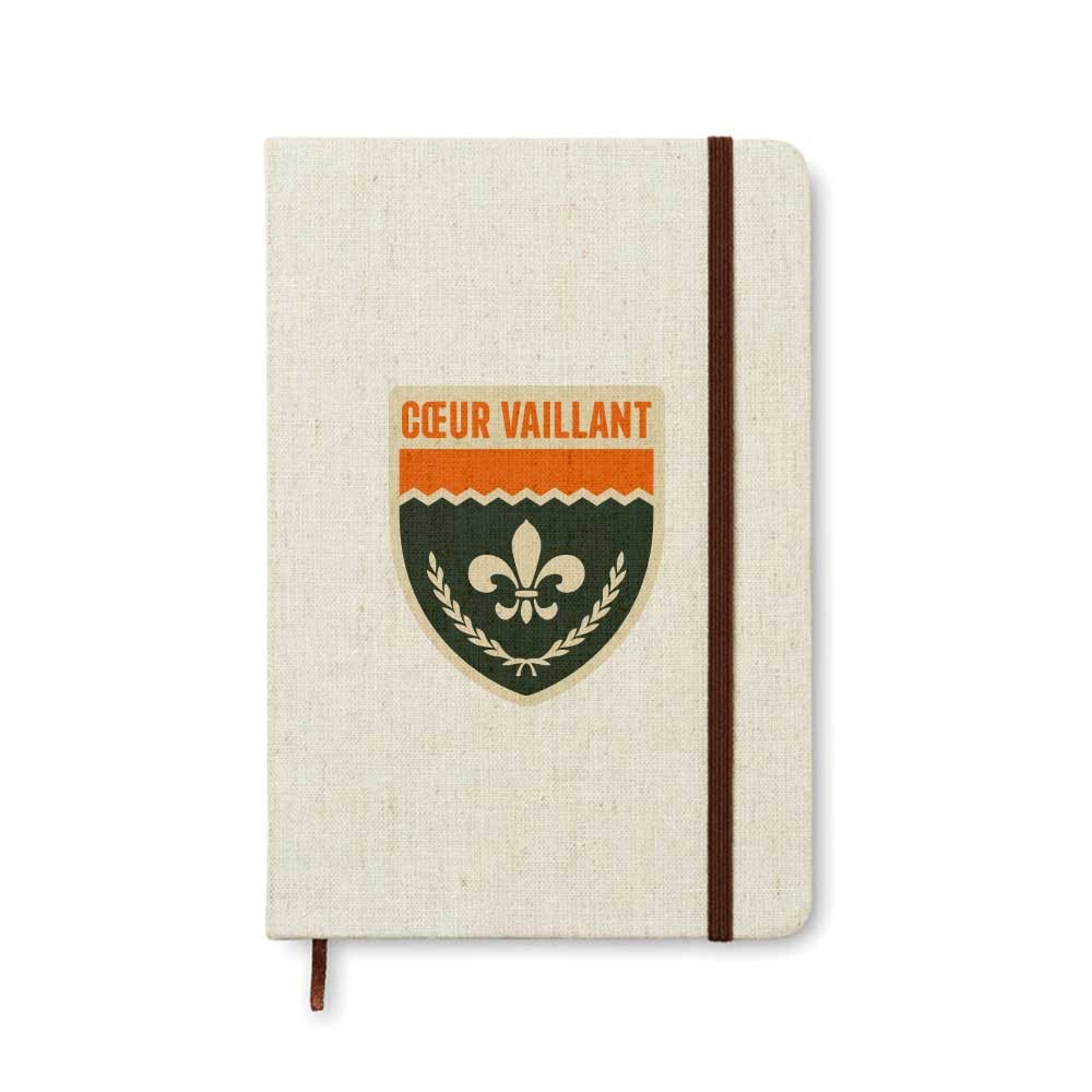 Carnet A5 avec couverture en toile - Saint-Martin-le-Vinoux