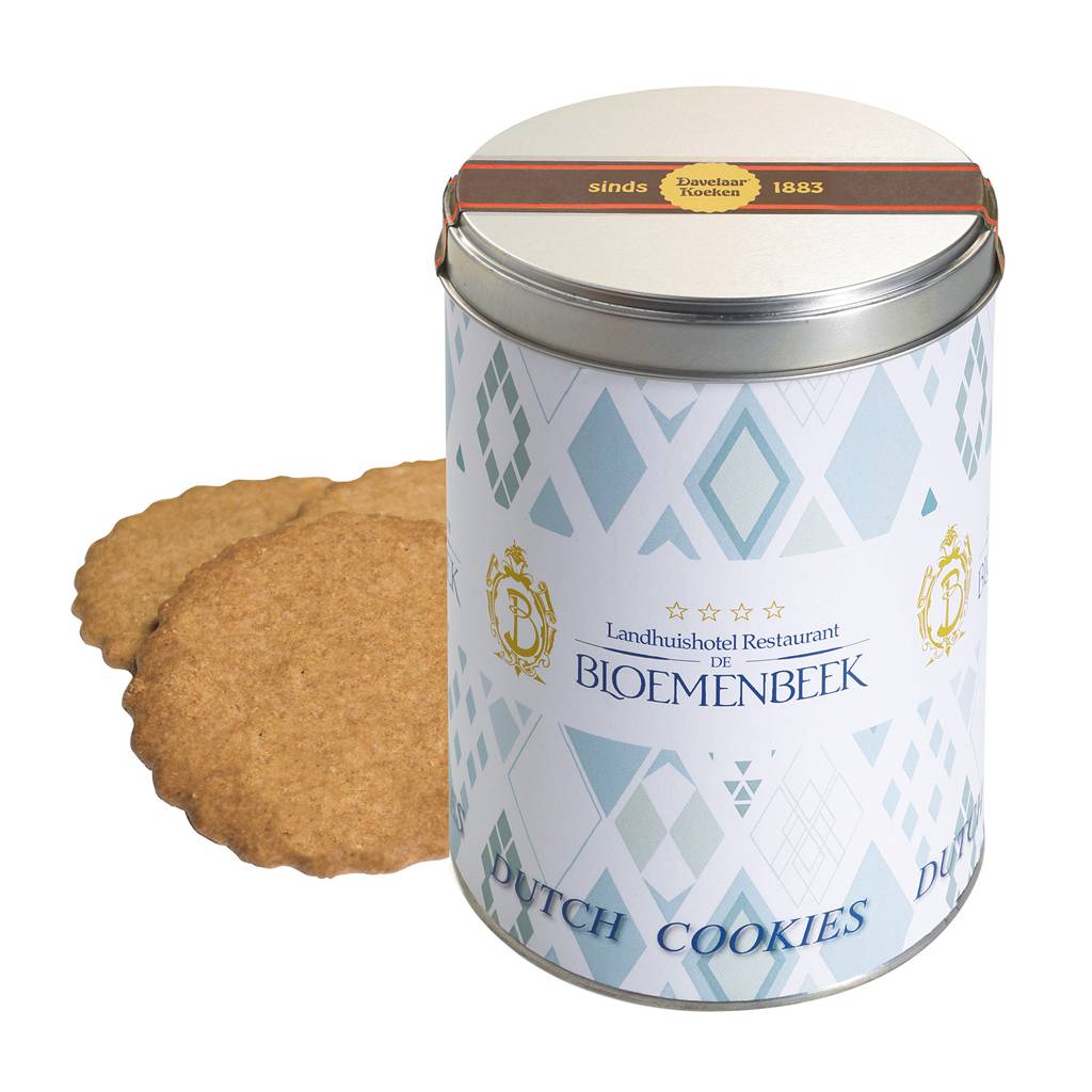 Boîte à biscuits imprimé avec logo