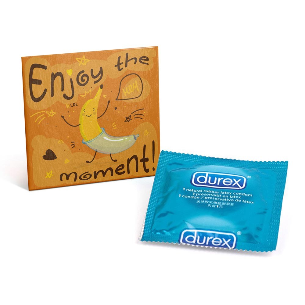 Boîte 64uno Durex® imprimé avec logo