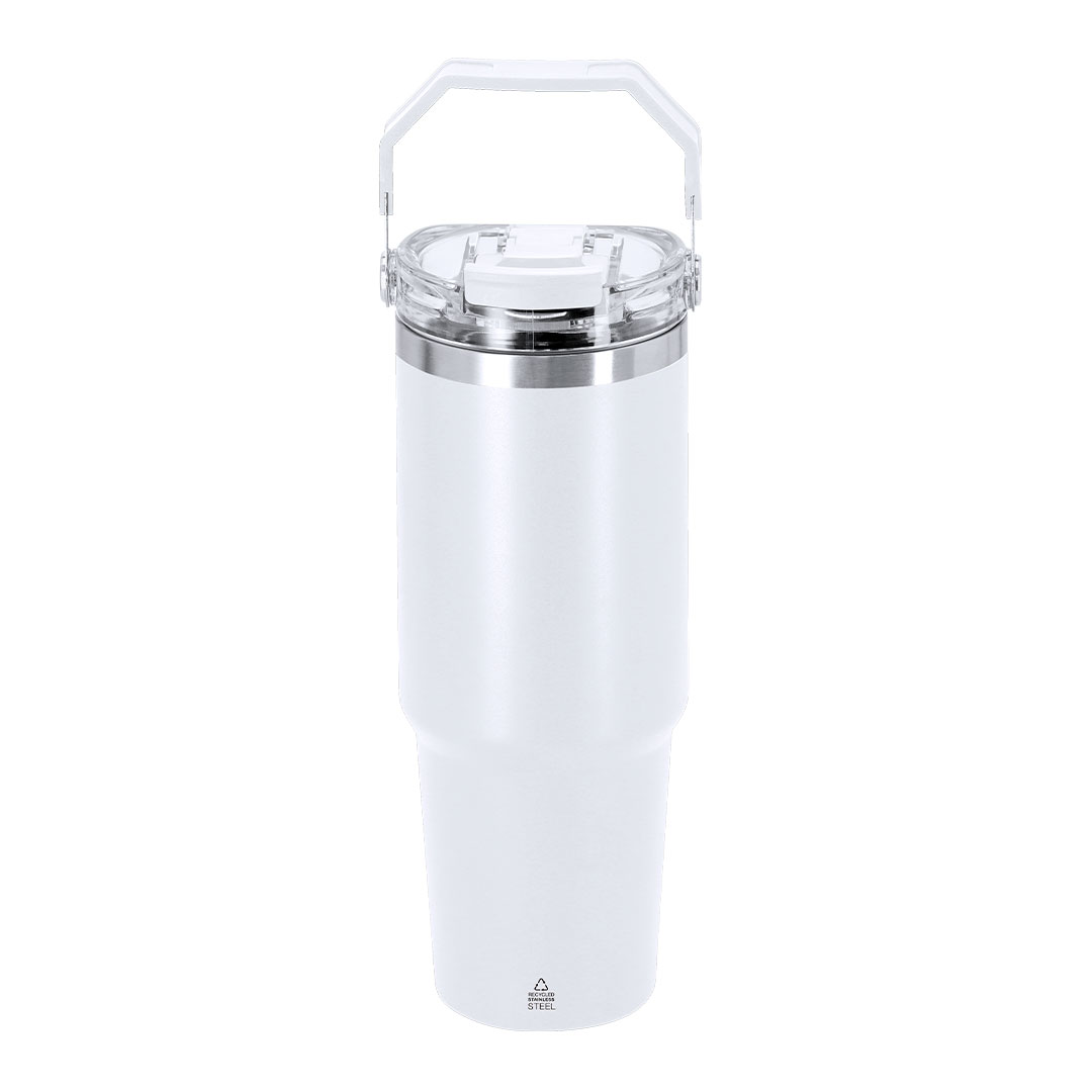 Tasse thermique adaptable en acier recyclé - Briconville