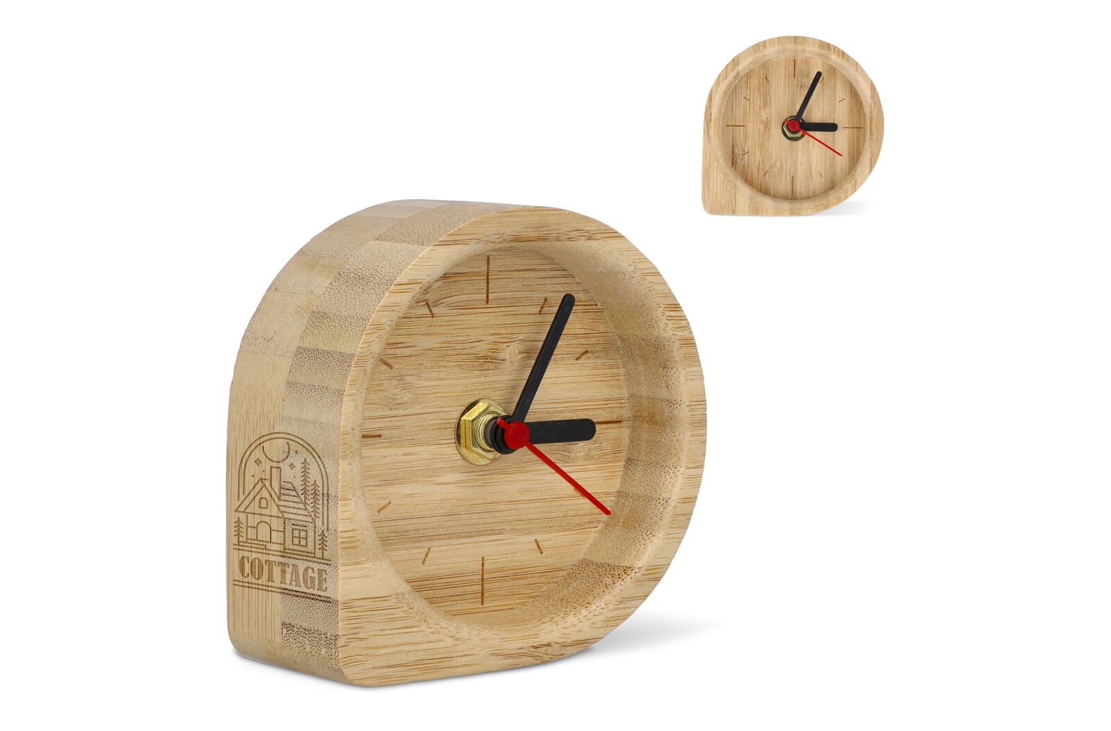 Horloge Goutte en Bambou - Taconnay