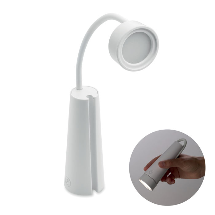 Lampe de bureau et lampe de poche 2 en 1