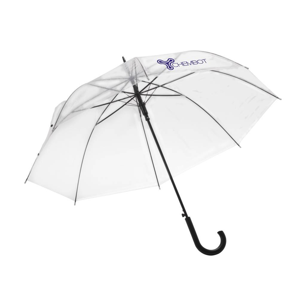 Parapluie personnalisé translucide avec ouverture automatique 99cm - Powell