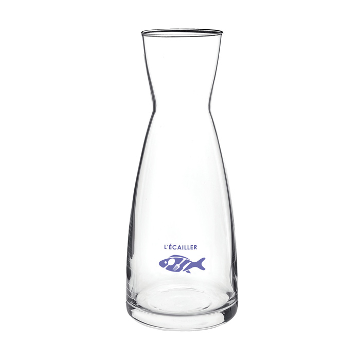Carafe personnalisée en verre 1000 ml - Crozet - Zaprinta France