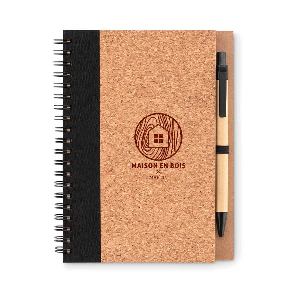 Carnet personnalisé 70 pages papier recyclé – Shantou