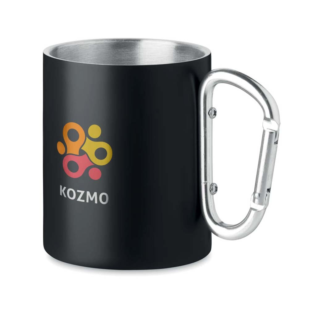Mug en Acier Inoxydable avec Mousqueton - Goussainville