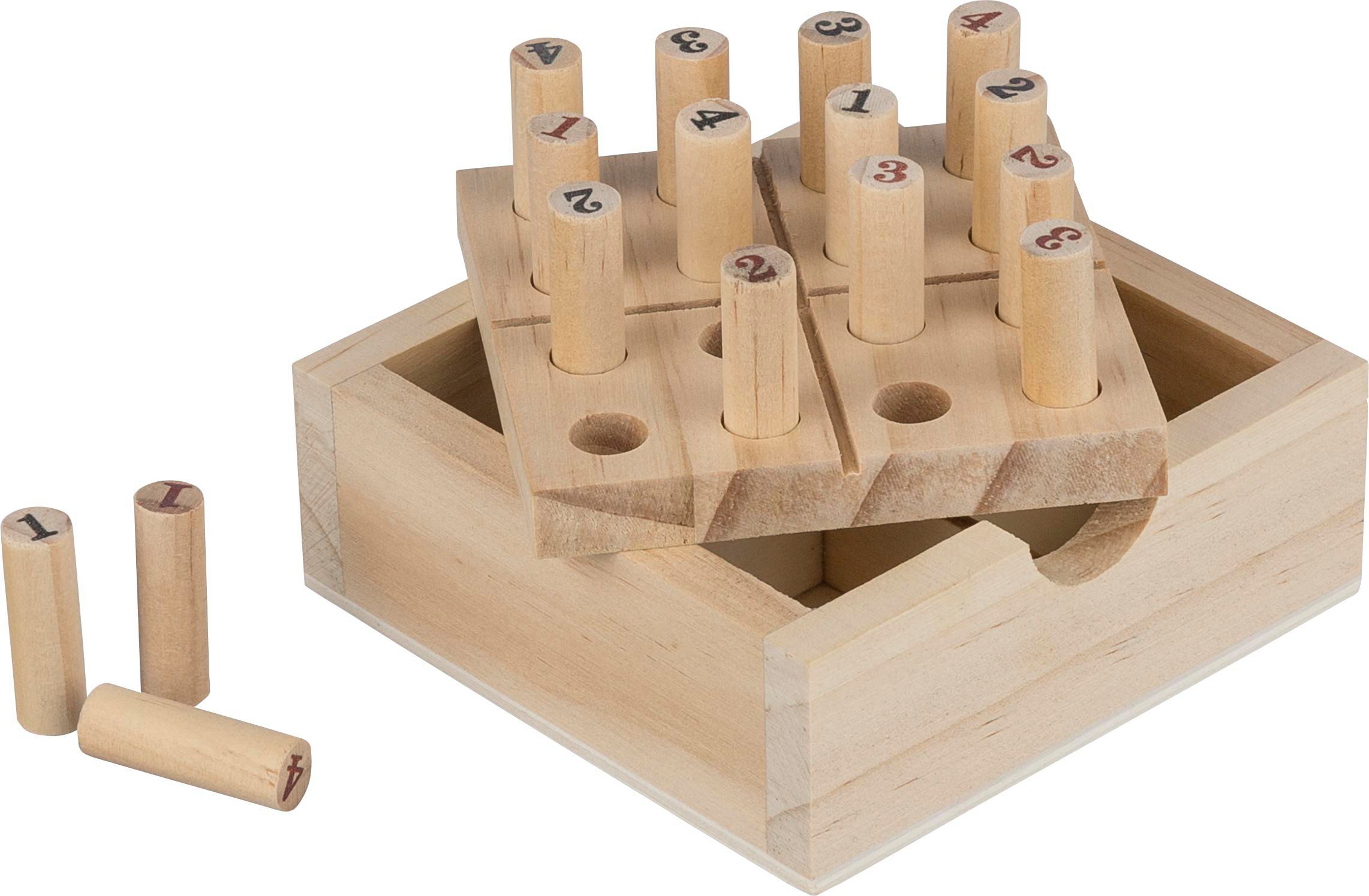 Jeu de Sudoku en bois de pin Mini - Coulonces imprimé avec logo