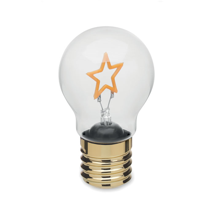 Ampoule LED décorative à filament personnalisée, piles incluses imprimé avec logo