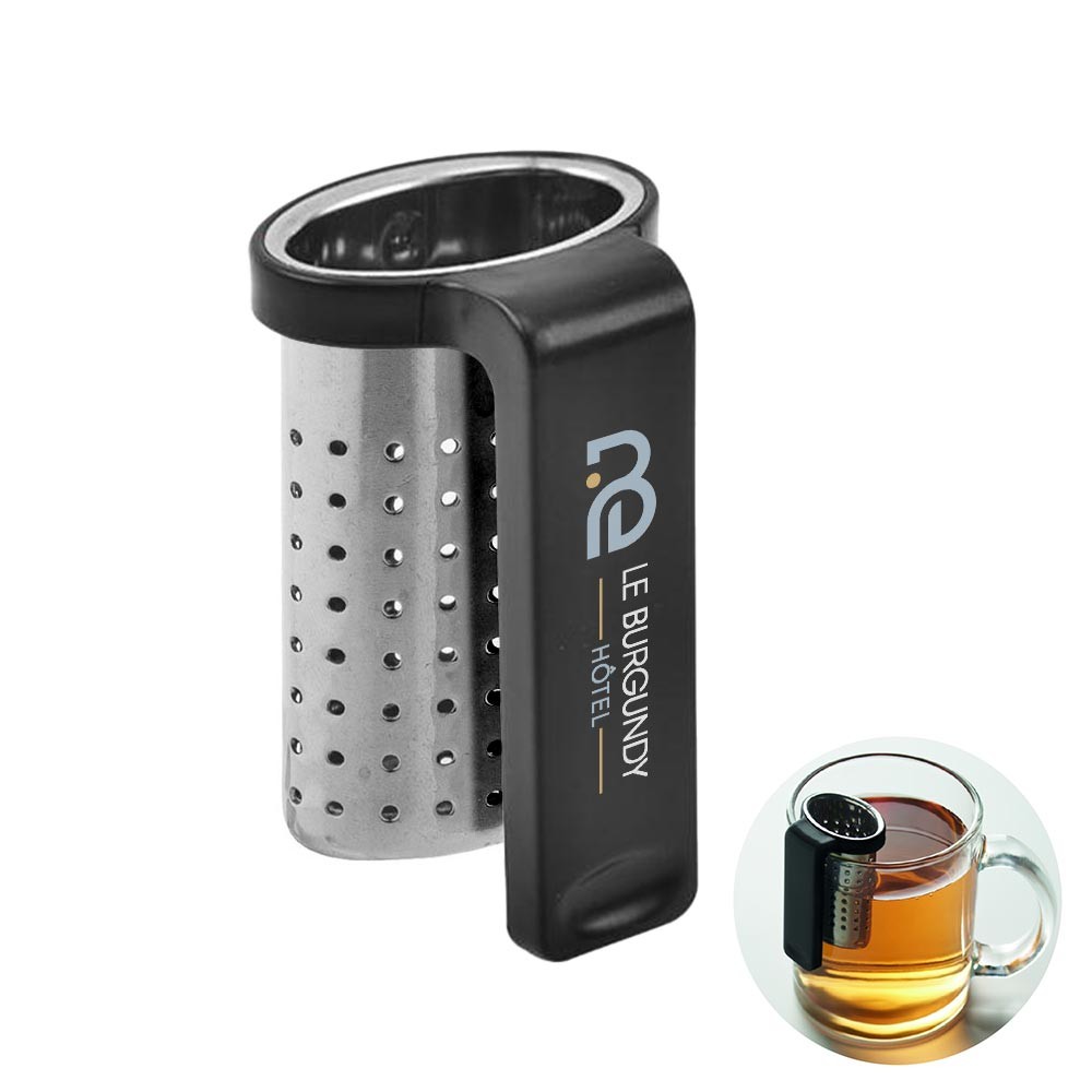 Infuseur de thé avec crochet - La Ferté-sous-Jouarre imprimé avec logo