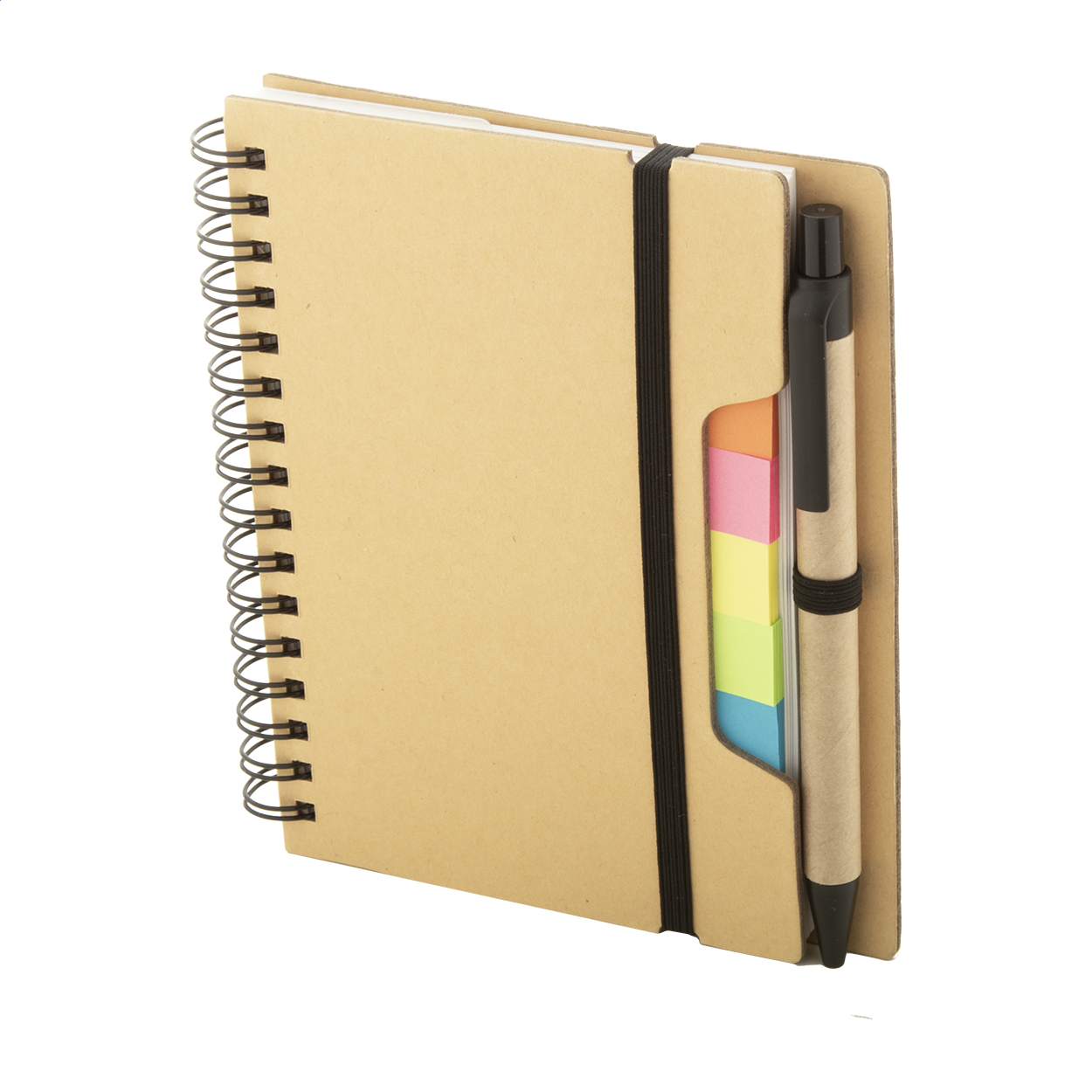 Carnet Recyclé Coloré - Saulzet imprimé avec logo