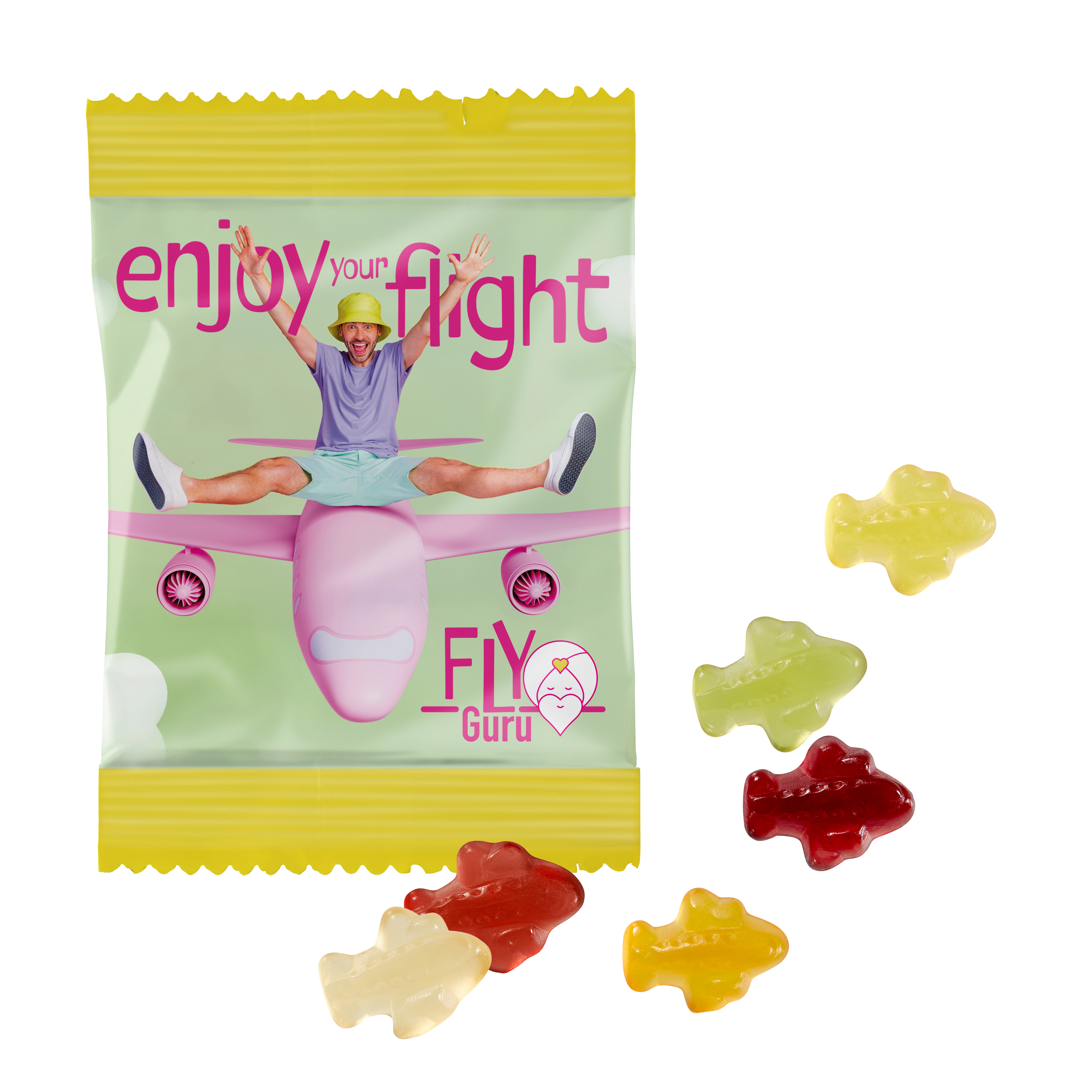 Oursons Fruités Végétaliens - Payros-Cazautets imprimé avec logo