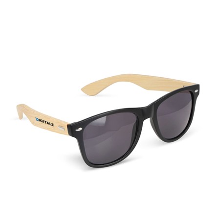 Lunettes de soleil Justin RPC avec protection UV400 en bambou - Jumilhac-le-Grand