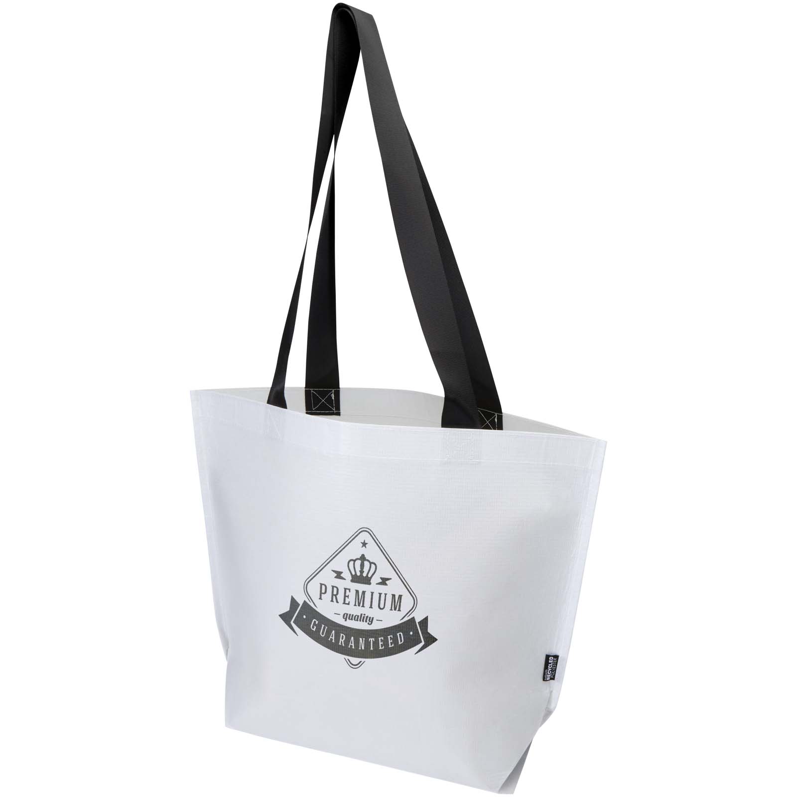 Sac fourre-tout double-laminé recyclé Duo 18L - Aubaine imprimé avec logo