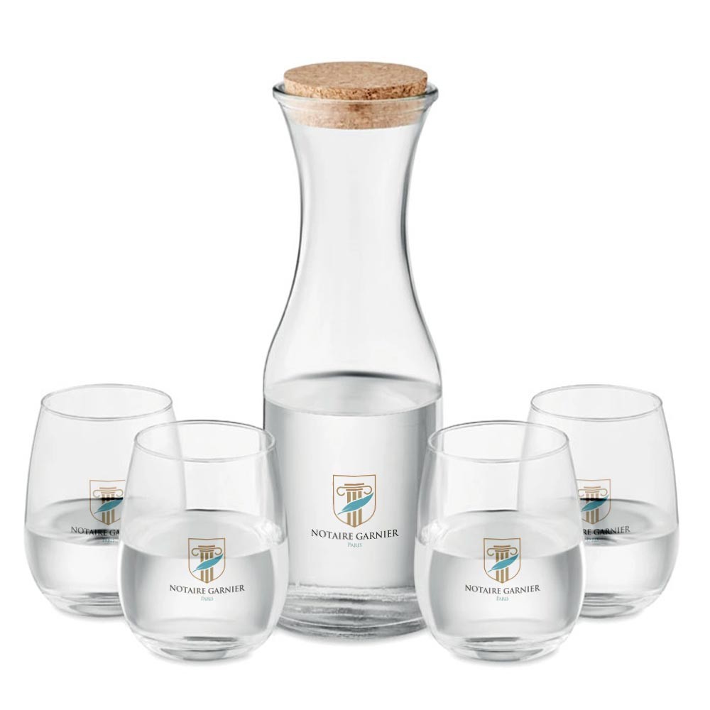 Set carafe et verres personnalisable - Patrizia