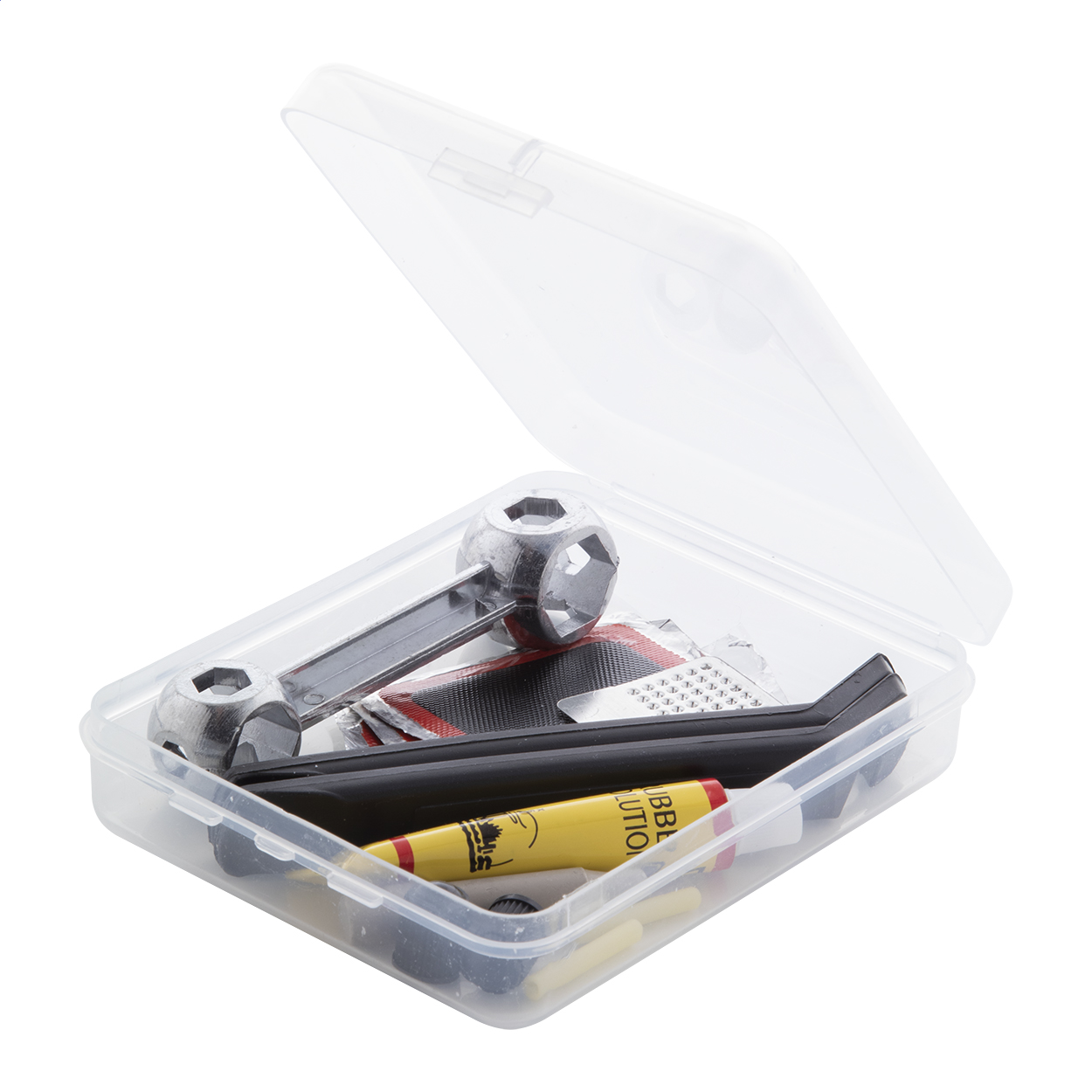 Kit de réparation de vélo Transparence - Puichéric imprimé avec logo