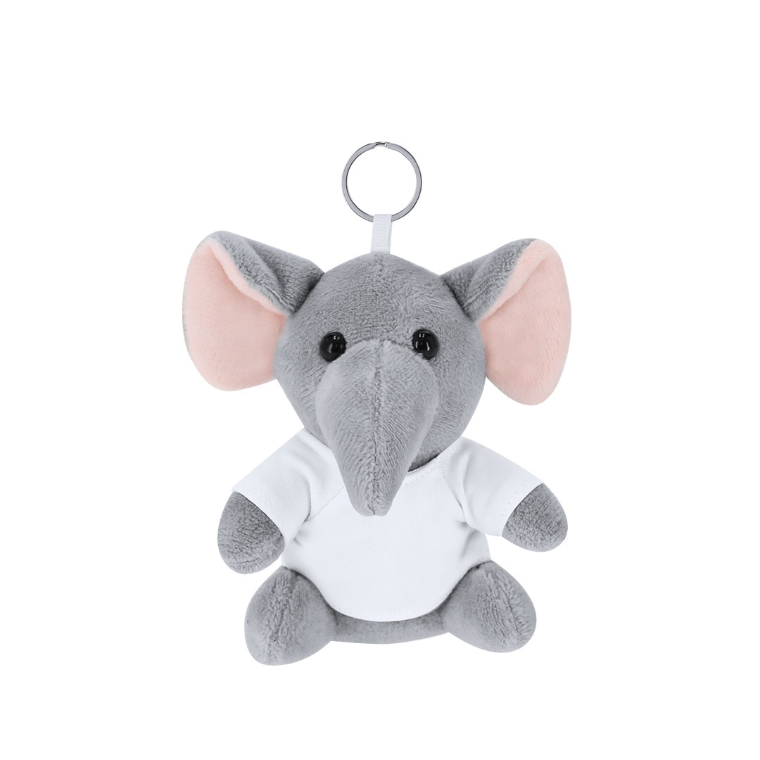 Peluche Éléphant Amical - La Guérinière imprimé avec logo