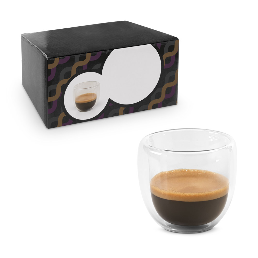 Ensemble de Tasses en Verre Isotherme 75ml - Beaumes-de-Venise