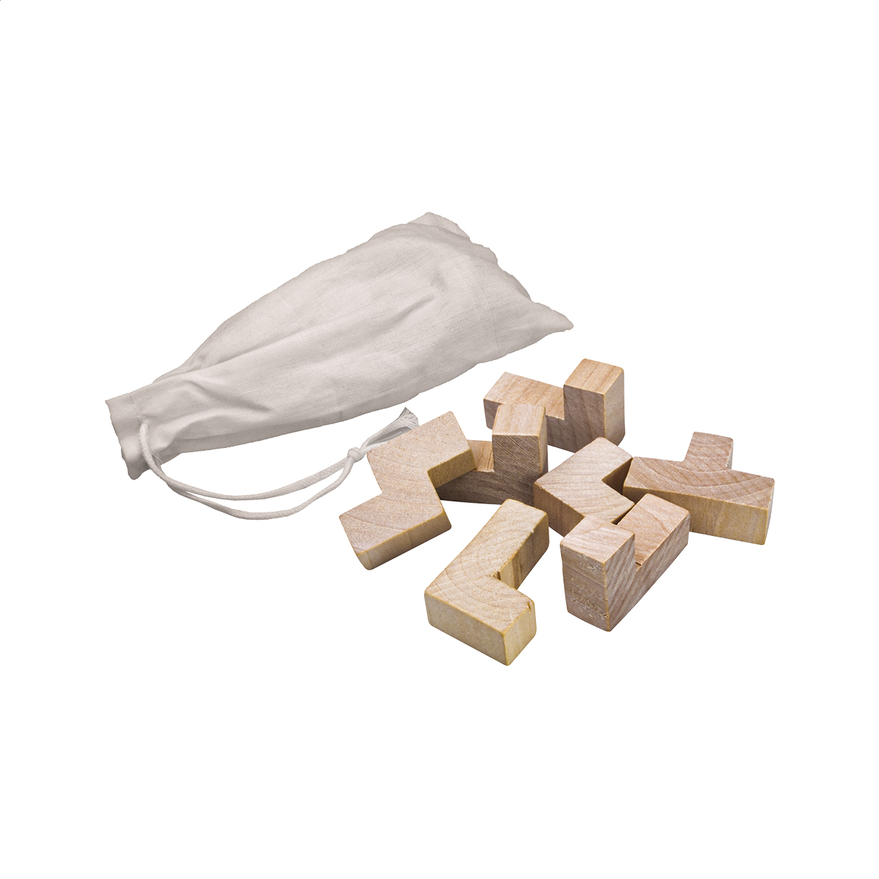 Cube en bois magique - Spoy imprimé avec logo