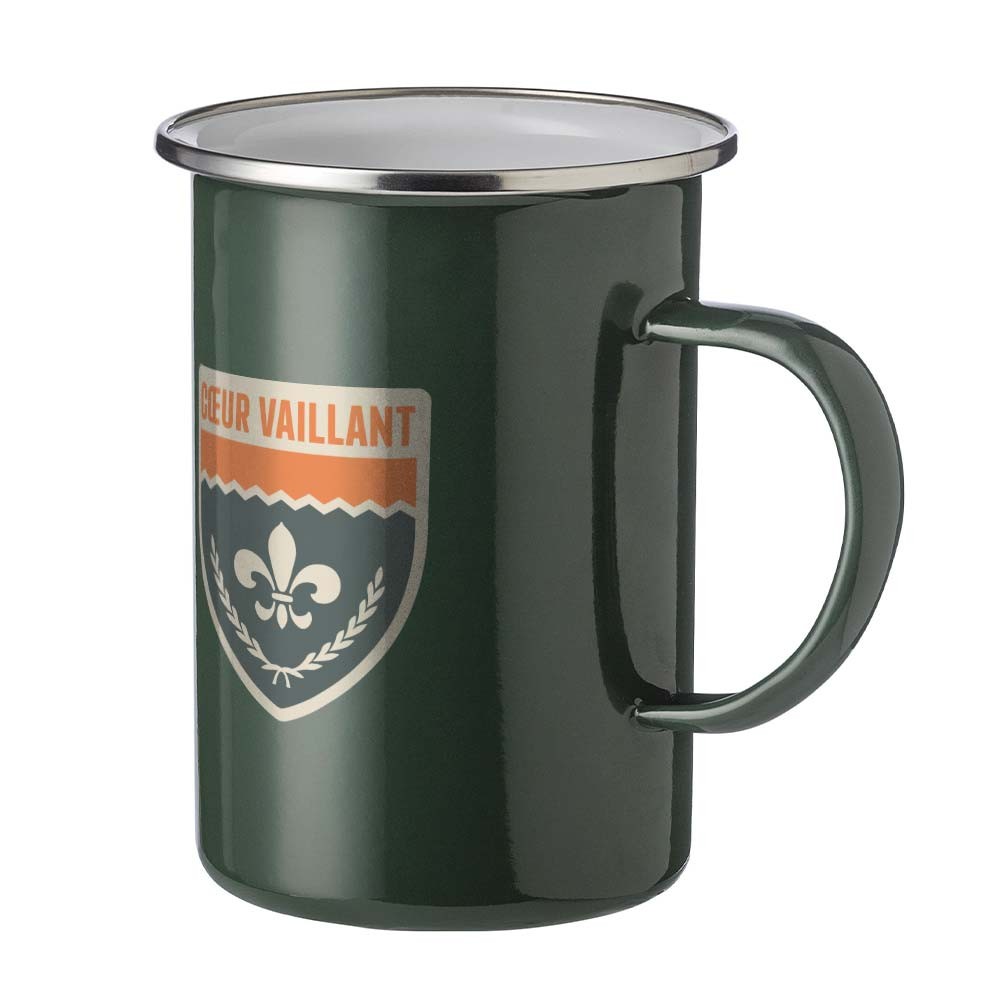 Mug Émail Acier Bordé - Sainte-Euphémie-sur-Ouvèze