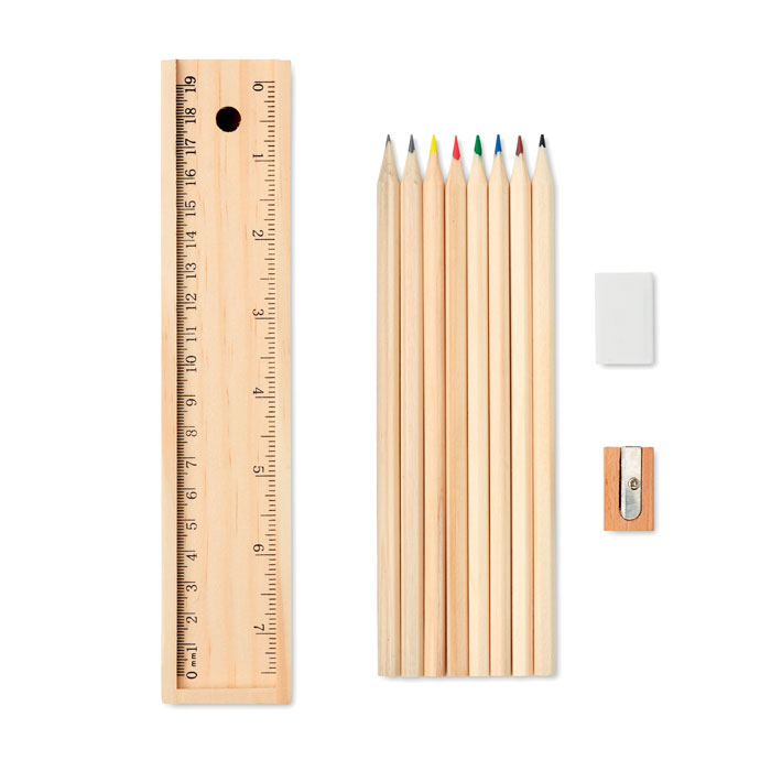 Set de 12 crayons en bois - Zaprinta France
