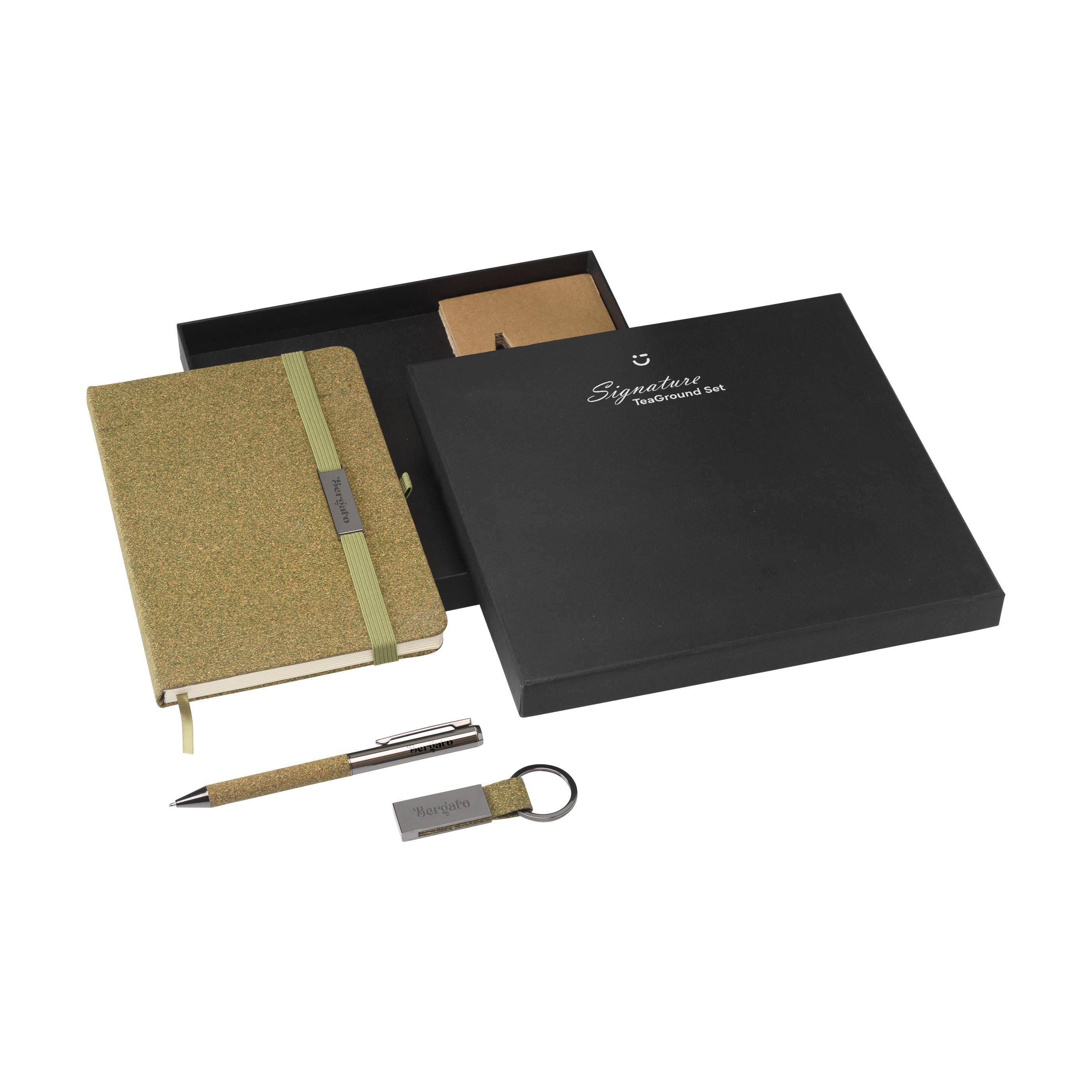 Ensemble d'Écriture et Accessoires en Matière de Thé - Montreuil-sur-Barse imprimé avec logo