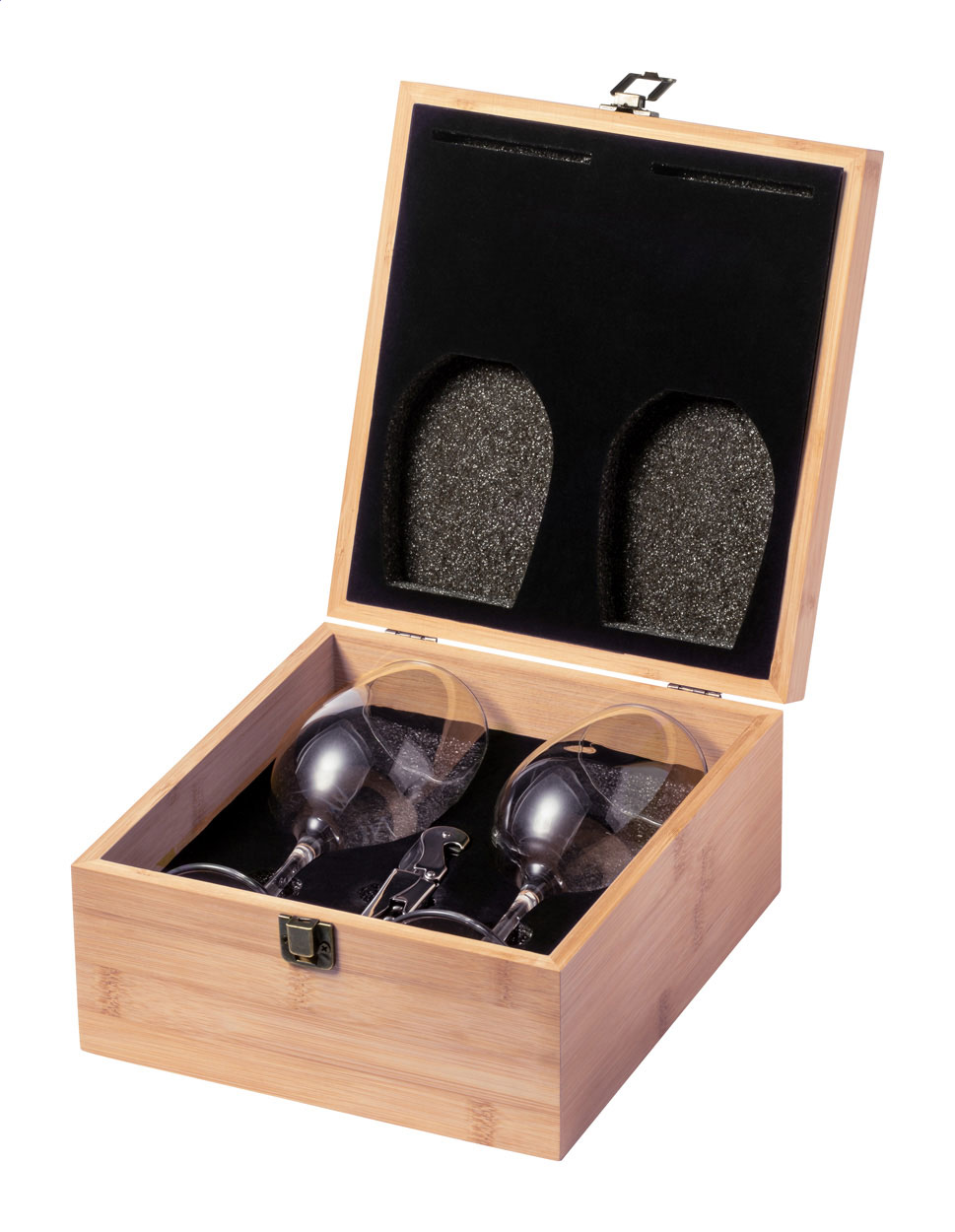 Coffret Vin de Luxe en Bambou - Sérignan-du-Comtat