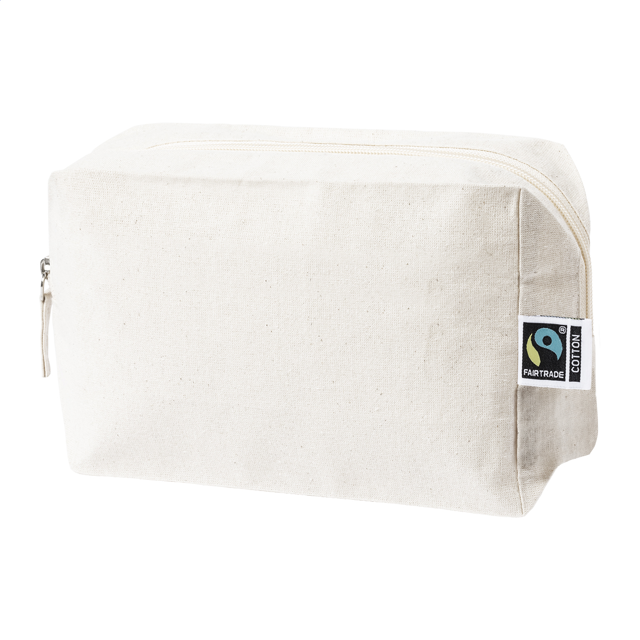 Trousse de toilette Ferbyss Plus personnalisée en coton Fairtrade 180 g/m² imprimé avec logo
