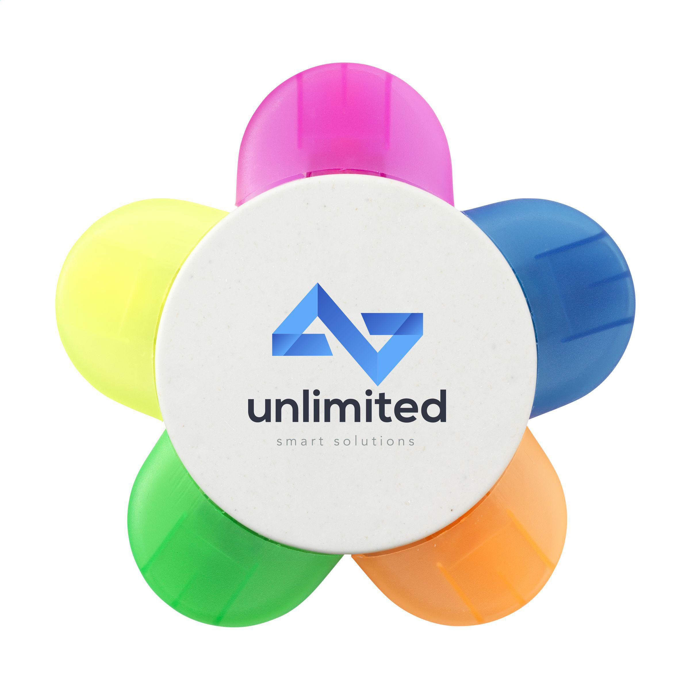 Surligneur recyclé Bloom en emballage de lait