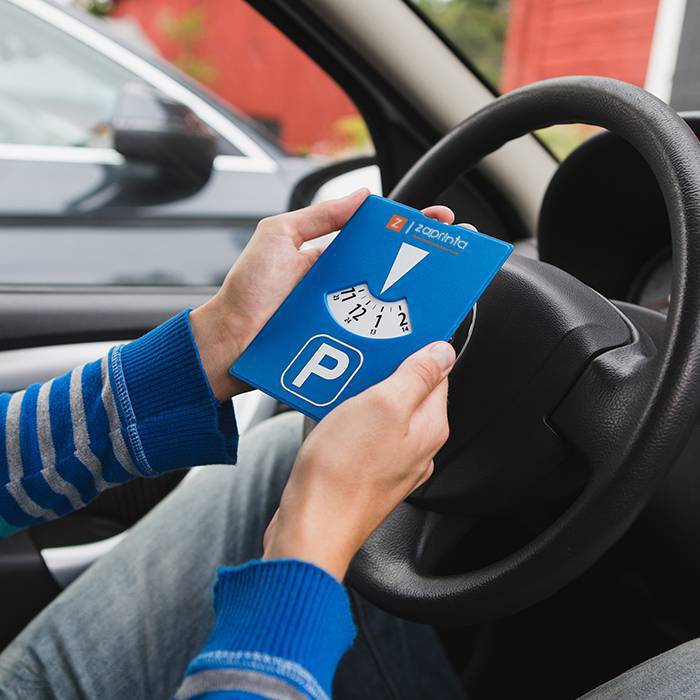 Disque de stationnement personnalisé Disque de stationnement personnalisé - Zaprinta France