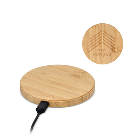 Chargeur sans fil personnalisé écologique - | Zaprinta France Chargeur sans fil personnalisé écologique - | Zaprinta France