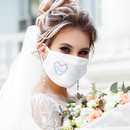 Masque personnalisé mariage - | Zaprinta France Masque personnalisé mariage - | Zaprinta France