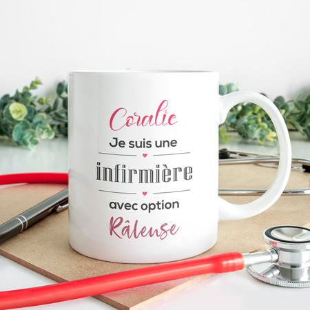 Mug infirmière personnalisé - | Zaprinta France