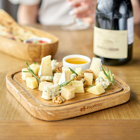 planche de présentation pour restaurant