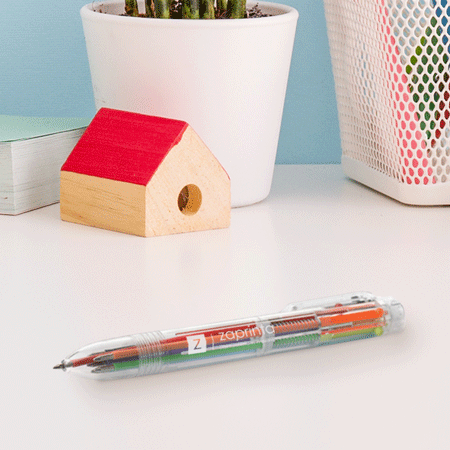 Stylo bic 4 couleurs personnalisé Stylo bic 4 couleurs personnalisé - Zaprinta France