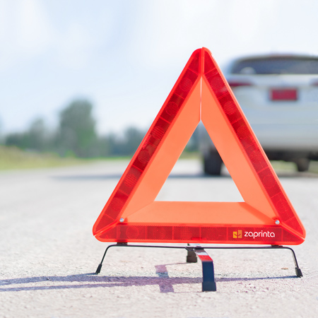 Triangle réfléchissant personnalisé - | Zaprinta France Triangle réfléchissant personnalisé - | Zaprinta France