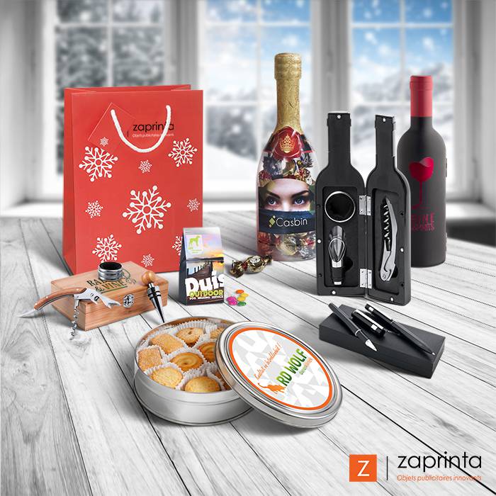 Cadeaux de fin d'année personnalisés Cadeaux de fin d'année personnalisés - Zaprinta France