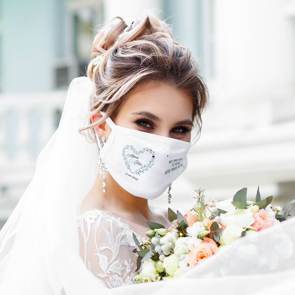 Masque personnalisé mariage - Zaprinta France